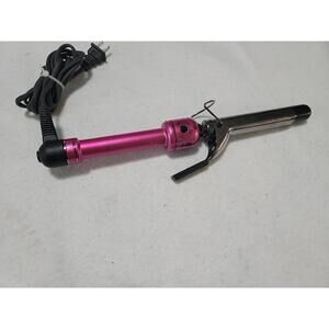 Hot Tools Professional Bright Metallic Pink Hair Straightener / Curler